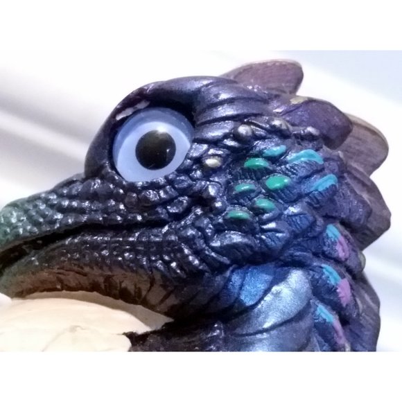 Windstone Editions Hatching Dragon Egg Figurine Peacock Peña 1984 - Picture 9 of 11